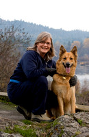 Joleen & Grace at the Rogue River