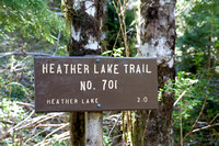 Heather Lake trailhead, near Verlot, WA