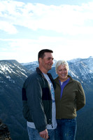 Tom & Erin, Lookout above Lost Horse Creek